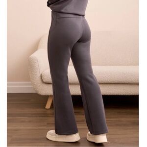 Tribal gray ribbed pull-on pants XS